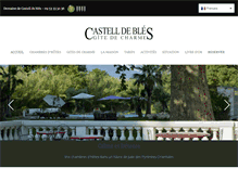 Tablet Screenshot of castelldebles.fr